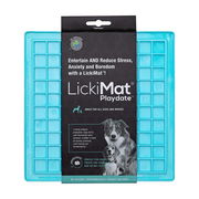 Lickimat Classic Playdate Dog Turquoise 1 Pack Pet Talk