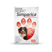 Simparica Chewables 120mg For Xlarge Dogs 40.1-60kg (Red) 6 Doses