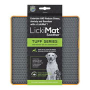 Lickimat Tuff Soother Dog Orange 1 Pack Pet Talk