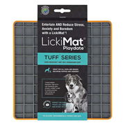 Lickimat Tuff Playdate Dog Orange 1 Pack