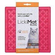 Lickimat Classic Buddy Cat Pink 1 Pack Pet Talk