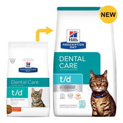 Hill's Prescription Diet T/D Dental Care Chicken Flavour Dry Cat Food  1.5 Kg