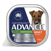 Advance Single Serve Adult Wet Food Lamb With Rice 100g*12 1 Pack