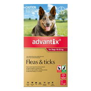 Advantix For Large Dogs 10 To 25kg (Red) 3 Pack Pet Talk