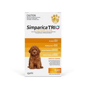 Simparica Trio For Puppy 1.25-2.5kg (Yellow) 3 Chews