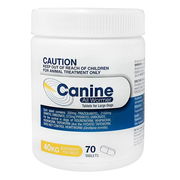 Value Plus Canine All Wormer Tablets For Dogs 40kg (Yellow) 70 Tablets