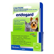 Endogard For Dogs For Small Dogs/Puppies 5kg (Green) 4 Tablet