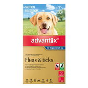 Advantix For Extra Large Dogs Over 25kg (Blue) 3 Pack Pet Talk