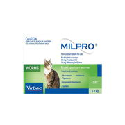Milpro Allwormer For Cats Over 2 Kg 2 Tablets Pet Talk