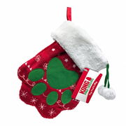 Kong Christmas Holiday Paw Stocking Toy For Dogs  1 Pack