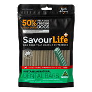 Savourlife Australian Natural Dental Bars Treats For Dogs Small To Medium 8 Pack