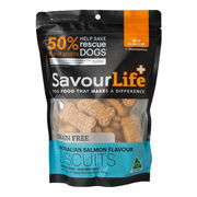 Savourlife Australian Grain Free Salmon Flavour Biscuit Treats For Dogs  425 Gm