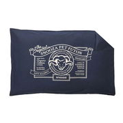 Snooza Organic Cotton Pet Futon Cover Blue 1 X Original Pet Talk