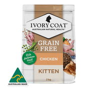 Ivory Coat Grain Free Kitten Chicken Dry Cat Food  2 Kg