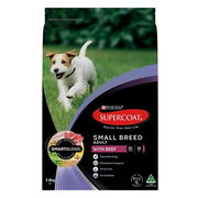 Supercoat Smartblend With Beef Adult Small Breed Dry Dog Food  2.8 Kg
