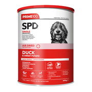 Prime100 Spd Single Protein Diets Air Dried Duck & Sweet Potato All Life Stages Dry Dog Food  600 Gm