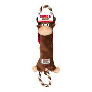 Kong Knots Tugger Squeaker Fetch Toy For Dogs - Monkey 1 X Medium/Large