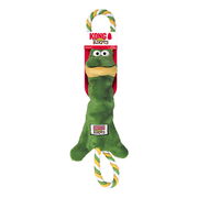 Kong Knots Tugger Squeaker Fetch Toy For Dogs - Frog 1 X Medium/Large
