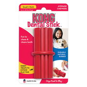 Kong Dental Stick Rubber Toy For Dogs  1 X Small