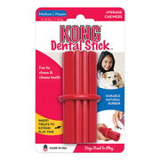 Kong Dental Stick Rubber Toy For Dogs  1 X Medium
