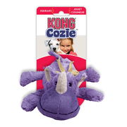 Kong Cozie Plush Squeaker Toy For Dogs - Rosie Rhino 1 X Medium