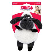 Kong Sherps Floofs Crinkle Plush Squeaker Toy For Dogs - Sheep 1 X Medium