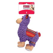 Kong Sherps Crinkle Plush Squeaker Toy For Dogs - Llama 1 Pack