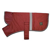 Zeez Waterproof Dapper Dog Coat Warm Maroon 1  X Size 8