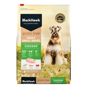 Black Hawk Grain Free Adult Small Breed Chicken Dry Dog Food  2.5 Kg Pet Talk