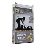 Meals For Mutts (Mfm) Puppy & Whelping Larger Size Kibble Turkey & Chicken With Vegetables And Coconut Oil Dry Dog Food  20 Kg