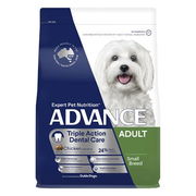 Advance Triple Action Dental Care Adult Small Breed Chicken With Rice Dry Dog Food  2.5 Kg
