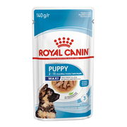 Royal Canin Maxi Puppy In Gravy Pouches Wet Dog Food 140 Gms 10 Pack