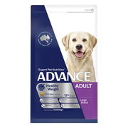 Advance Healthy Weight Adult Large Breed Chicken With Rice Dry Dog Food  13 Kg