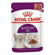 Royal Canin Sensory Feel In Gravy Adult Pouches Wet Cat Food 85 Gms 12 Pack