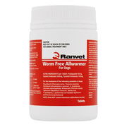 Ranvet Allwormer For Small Dogs 10kg 100 Tablets