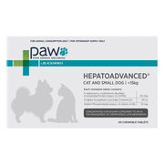 Paw Hepatoadvanced For Cat And Small Dog 60 Tablets