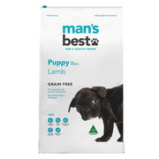 Mans Best Puppy Lamb Grain Free Dry Dog Food  12 Kg