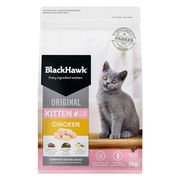 Black Hawk Original Kitten Chicken Dry Cat Food  2 Kg