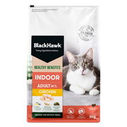 Black Hawk Healthy Benefits Indoor Adult 1+ Chicken Dry Cat Food  8 Kg