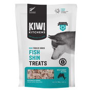Kiwi Kitchens Freeze Dried Fish Skin Dog Treat  110 Gm