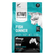 Kiwi Kitchens Raw Freeze Dried Fish Dinner Dry Cat Food  285 Gm