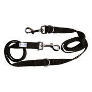 Beau Pets Adjustable Webbing Lead Black 25 Mm X 180cm