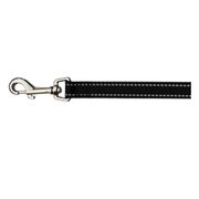 Beau Pets Reflective Nylon Lead For Dogs - Black 15 Mm X 120cm