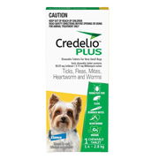 Credelio Plus For Very Small Dogs 1.4 - 2.8 Kg Yellow 1 Chews