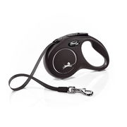 Flexi - Retractable Cord Lead - Black 5 M - Medium