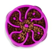 Outward Hound Fun Feeder Slo Bowl For Dogs - Purple 1 X Mini