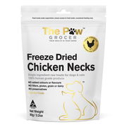 The Paw Grocer Freeze Dried Chicken Necks Dog And Cat Treats  90 Gm