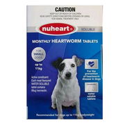 Nuheart For Dogs Generic Heartgard For Small Dogs - Up To 11kg (Blue) 12 Tablets Pet Talk