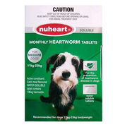 Nuheart For Dogs Generic Heartgard Tabs For Medium Dogs - 11 To 23kg (Green) 12 Tablets Pet Talk
