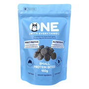 One (With Everything!) Small Insect Protein Bite Treats For Dogs  150 Gm